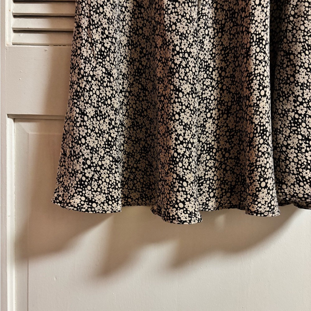 Zara Floral Midi Skirt size L - Picture 3 of 9